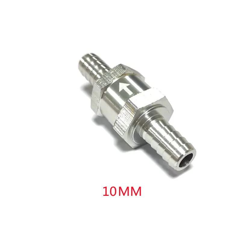 One Way Fuel Line Check Valve Non Return Diesel Aluminium 5/32" 4mm 1/8" 4mm 1/4" 6mm 5/16" 8mm 3/8" 10mm 1/2" 12mm 9/16 check valve