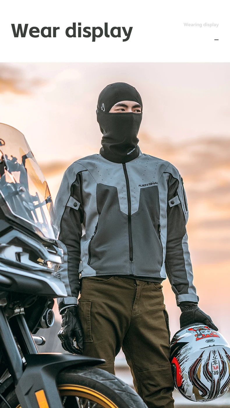 ROCKBROS Fahrrad-Vollgesichtsmaske für Frühling, Sommer, Herbst, Winter, Herren und Damen, Anti-UV-Sonnenschutz, Fahrrad, Radfahren, Mütze, Schals, Maske – Detail 11
