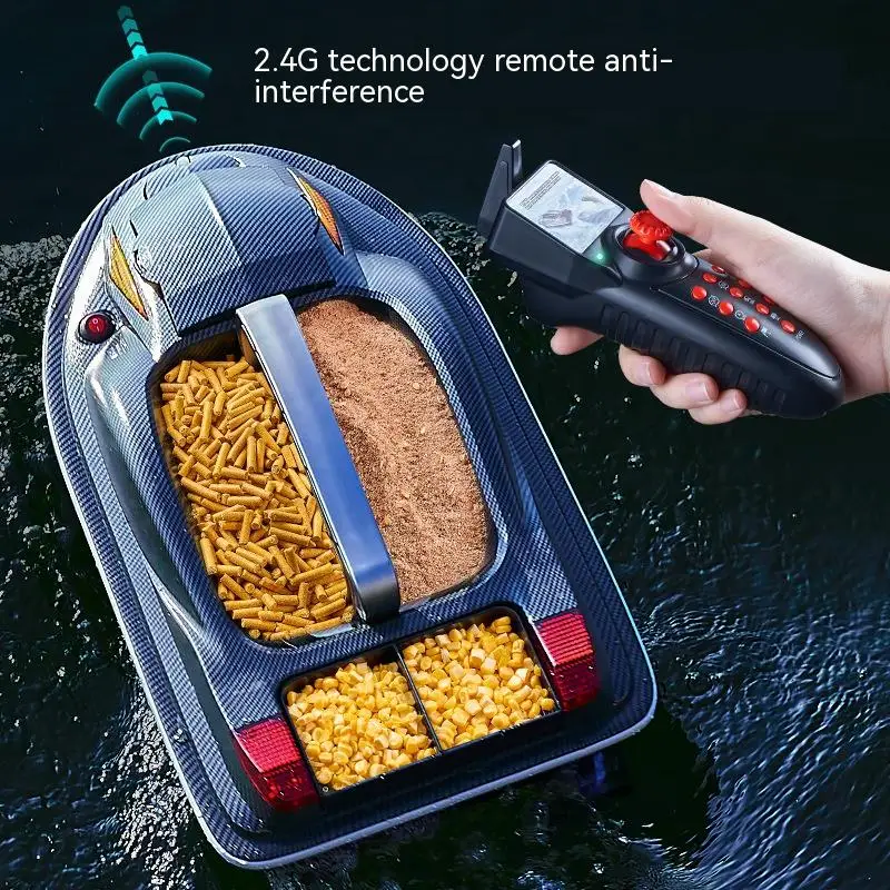 Rc Boat 12 Volt High Horsepower Net Pulling Boat 500m Gps Positioning High Power Nest Fishing Boat Automatic Hook Feeding 6