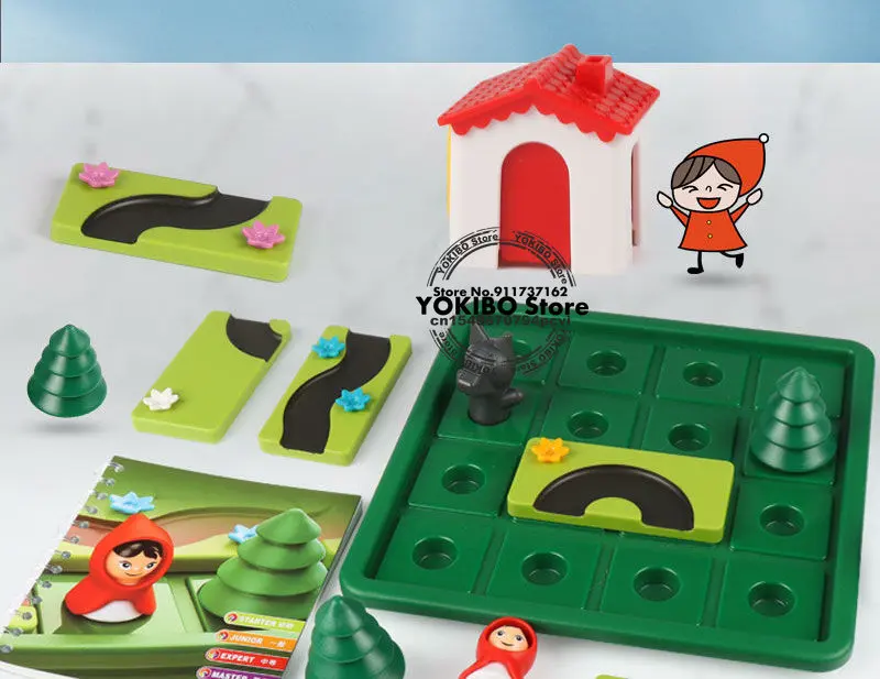 LITTLE RED RIDING HOOD SMART GAMES LOGIC EDUCATIONAL TRAVEL TOY PRESCHOOL  PUZZLE 847563000814