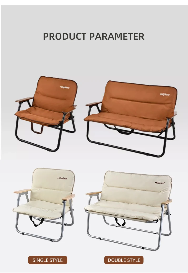 Camping Chair Portable Folding Kermit Chair Wool Cushion Travel Wood Chair Outdoor Picnic Relax Fishing Chair Sofa Cushion 5