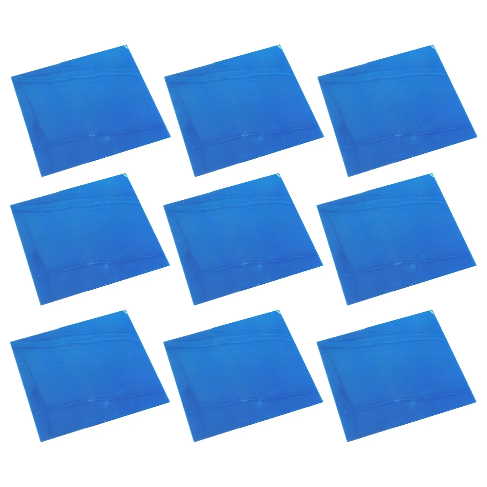 Decorative Mirror Sheets Flexible Non Glass Mirror Plastic Tiles Wall Stickers Decal 3D Stickers 9pc Walls, Doors