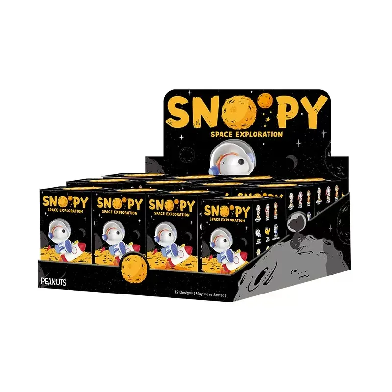 thumbnail image 1 of POP MART Snoopy Space Series Caja ciega aleatoria de juguetes Figuras de acción de anime Kawaii Caixa Caja sorpresa Caja misteriosa Muñecas Regalo para niñas, 1 of 5