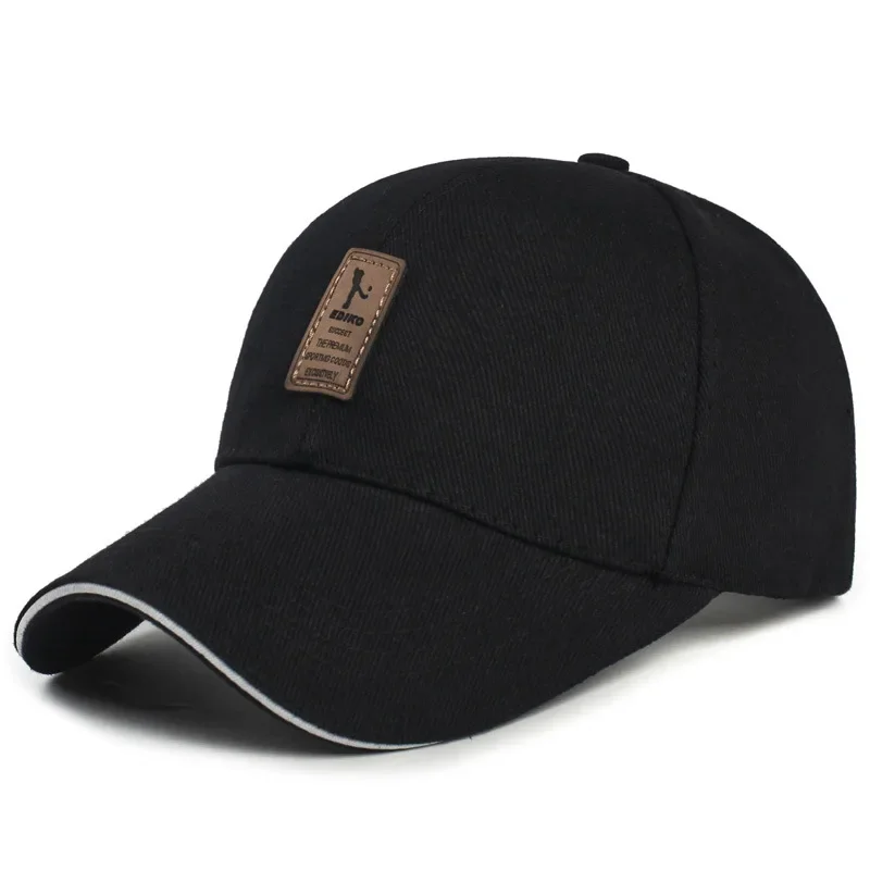 Badge Embroidery Baseball Cap Cotton Adjustable Dad Hat