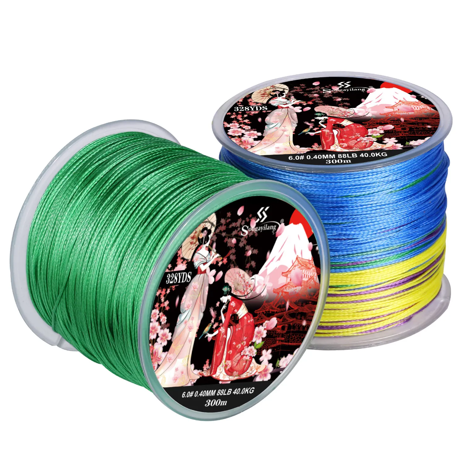 Catfish Braidsougayilang 8-strand Braided Fishing Line 100m-300m