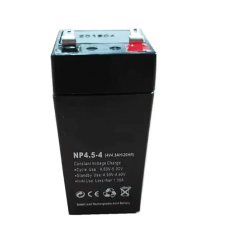 

4V 4.5Ah VRLA Lead Acid Rechargeable Battery For Emergency Light