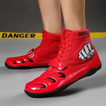 남성용 전문 복싱 신발, 럭셔리 복싱 스니커즈, 야외 경량 무게추 레슬링 스니커즈, 미끄럼 방지 레슬링 신발, 신상