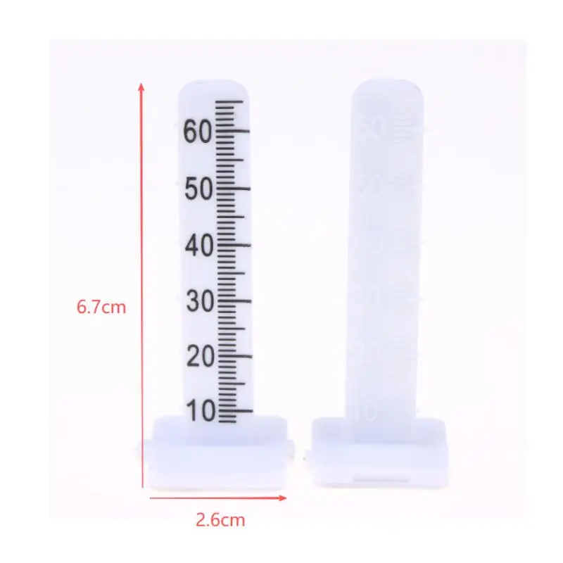10개 60mm 높이 레벨 스케일 시멘트 측정용 바닥 레벨 페그, 셀프 레벨링 핀