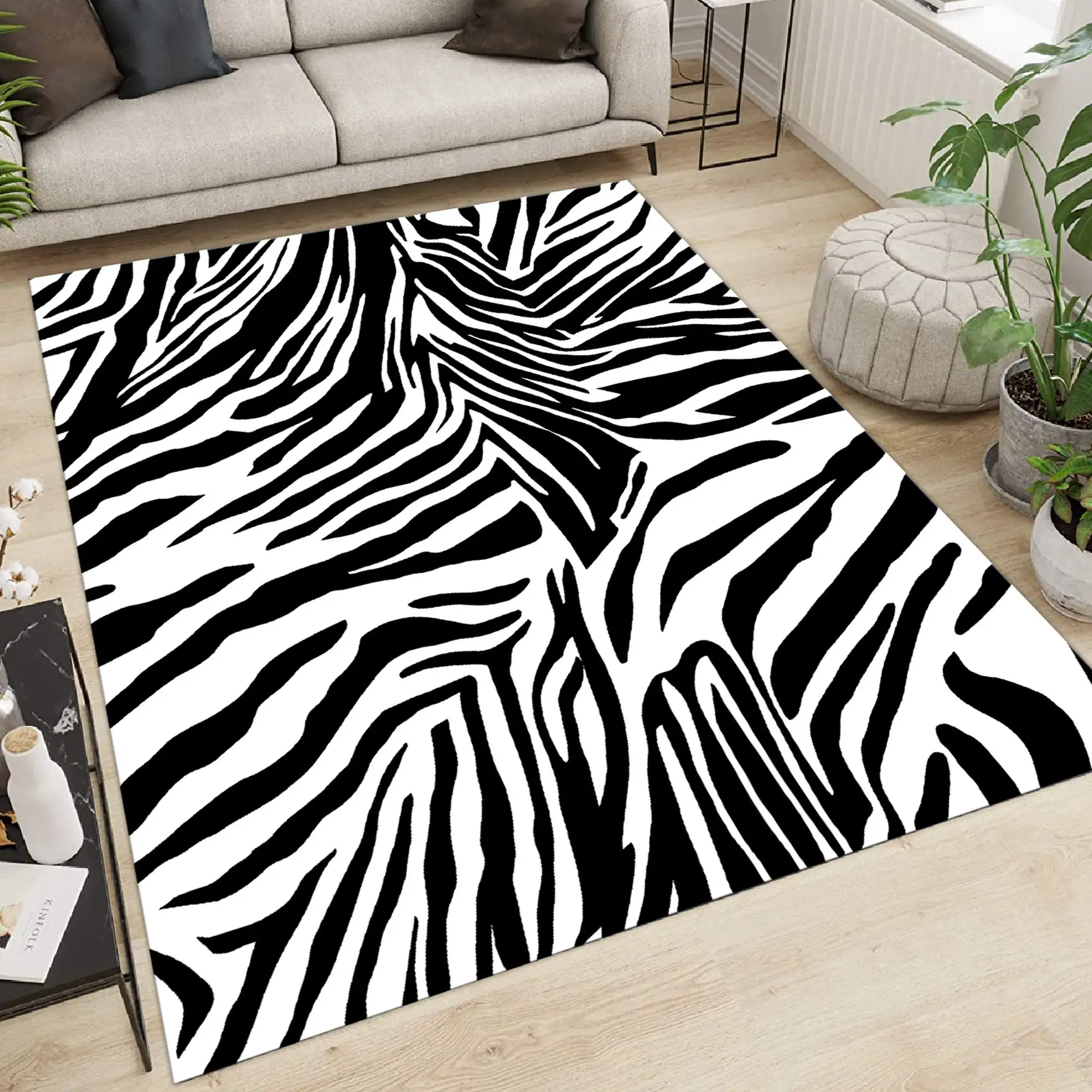 

Zebra Skin Patterned Modern Carpet Cool Carpet Modern Rug Creative Rug Carpets for Living Room Bedroom Rug non-slip Carpet