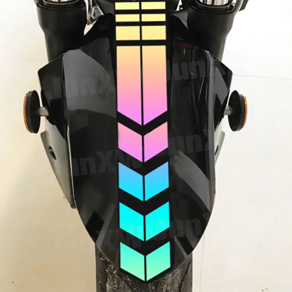Car Sticker Motorcycle Arrow Stripe Decal Body Kits Accessories Fender Paste Waterproof Oilproof Reflective