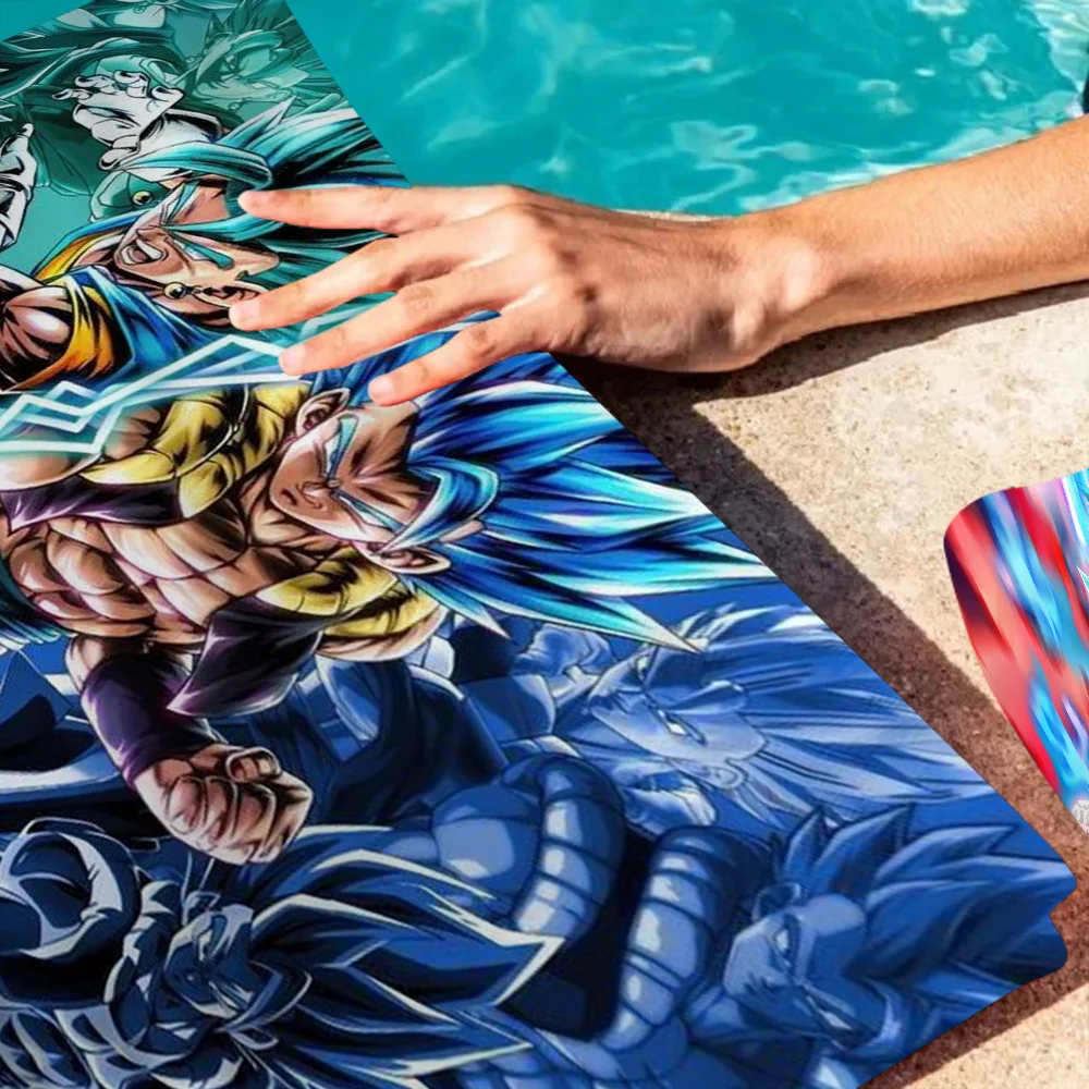 Dragon Ball-G-GOKU Big Microfiber Beach Towels Quick Dry Towel Sand Beach Towels Pool Towel for Travel Swim Pool Yoga 3
