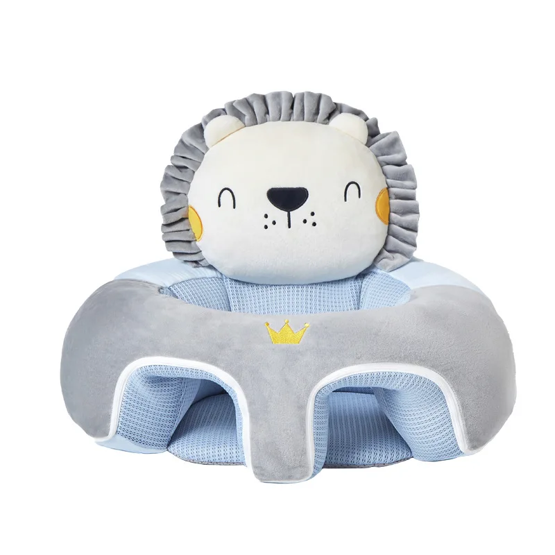 Cute Cartoon Baby Seats Sofa Cotton Baby Chair Washable Removable Sofa Infant Toddler Seats Infant Dining Chair