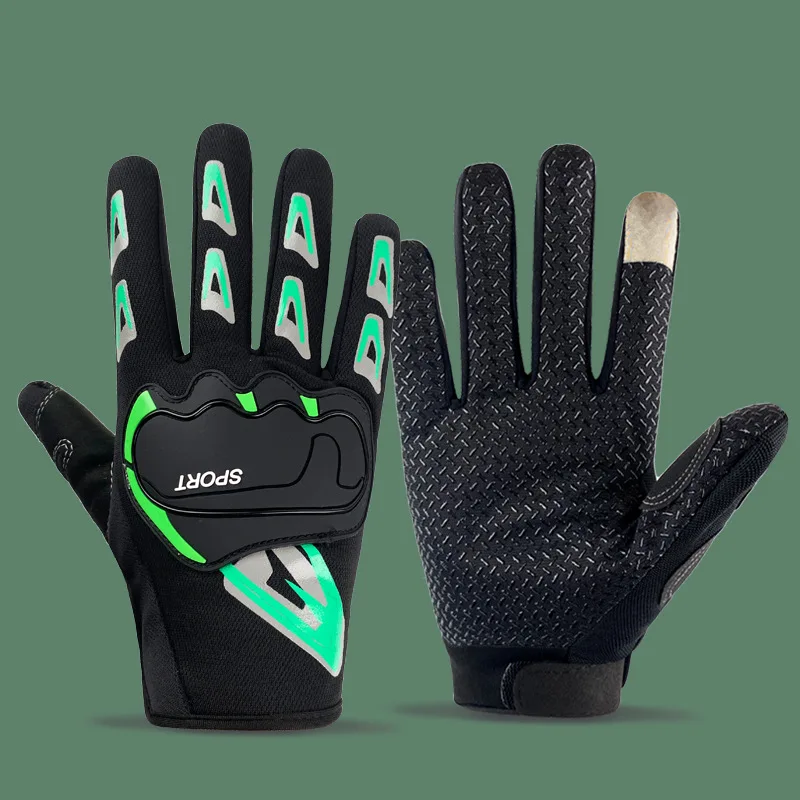 1 Pair Breathable Non-Slip Glove Women Men Outdoor Sports Gloves Cycling Riding Fitness Training Fishing Full Finger Mitten