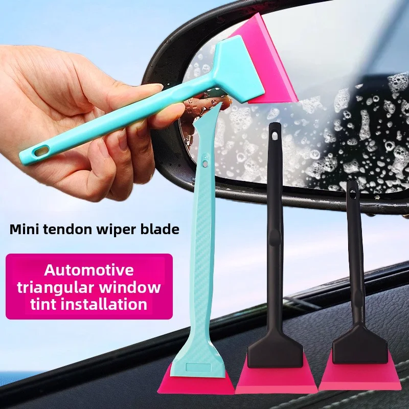 TOFAR 2 IN 1 Gummischaber mit kleinem Griff, Auto-Wasserwischer, Go Corner Wrap Tool, Fenstertönung, Rakel, Windschutzscheiben- und Glasreinigungswerkzeug – Detail 6
