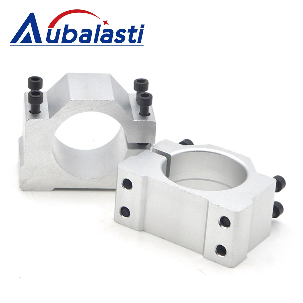 CNC Router Machine Spindle Clamp Diameter 48mm 52mm Spindle Motor Clamp for 300w 400w 500w 600w Motor Mounts Bracket spindle clamp holder