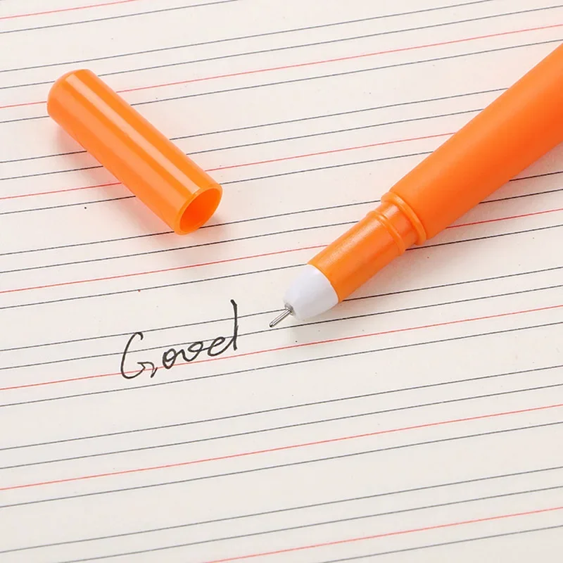 Simulation Carrot Gel Pen Creative 0.38mm Ink Cute Kawaii Student Promotional Pens Gift School Office Signature Writing Supplies 4