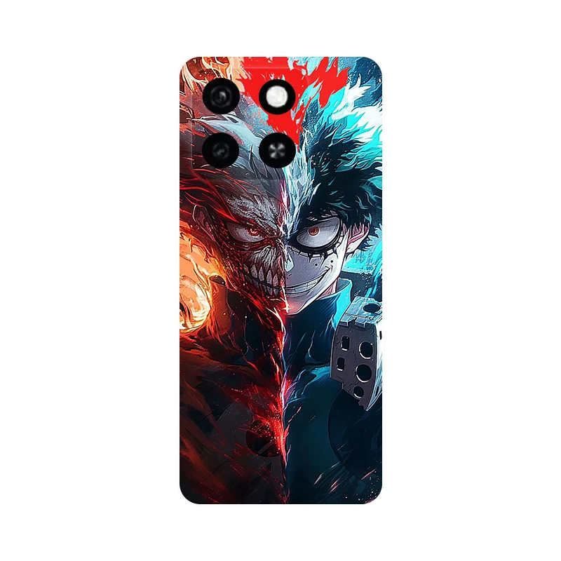 Floral Wolf Soft Silicone Shockproof Phone Cover