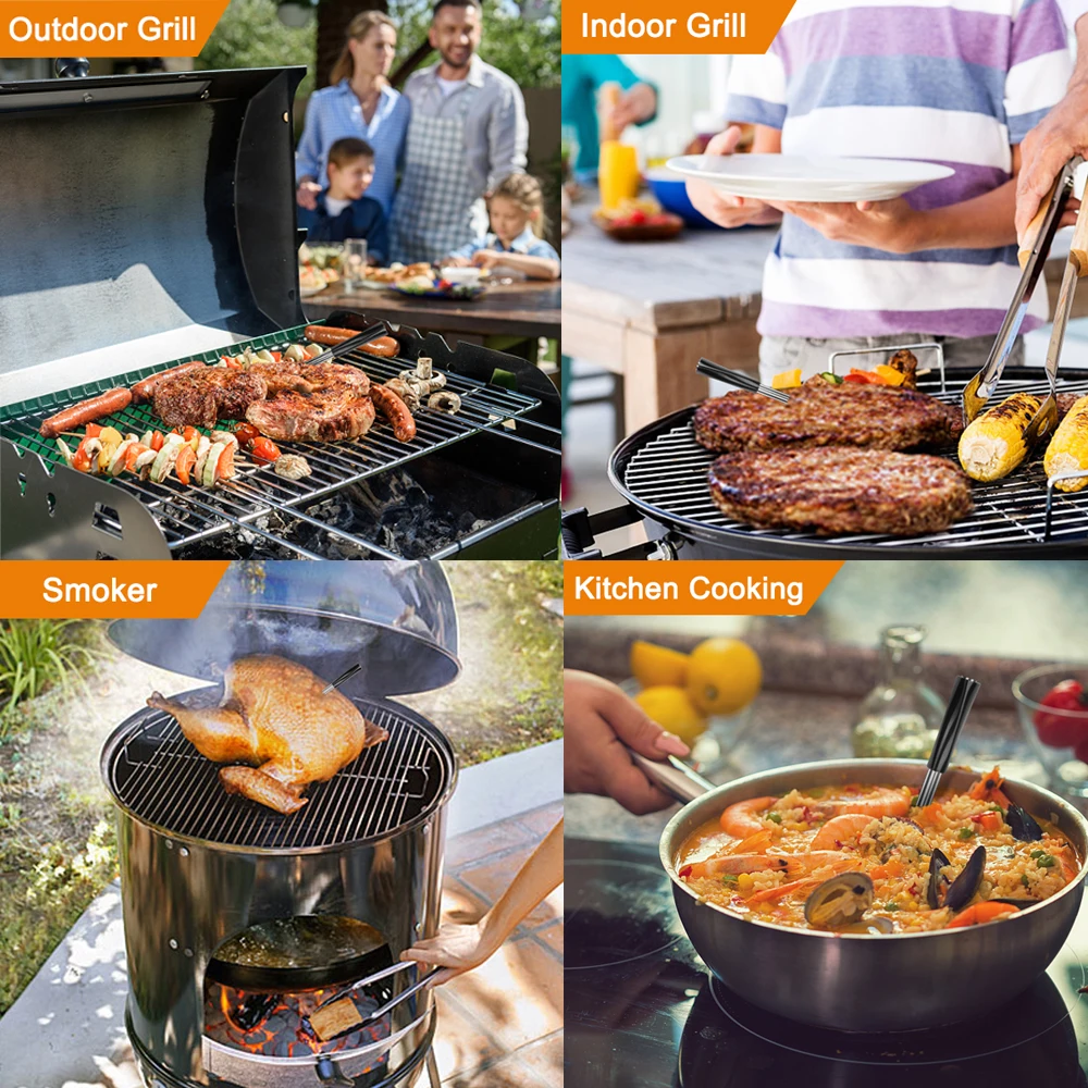 Digital Thermometer Digital Kitchen Thermometer Meat Thermometer Barbecue Thermometer Probe Thermometer Digital Meat Thermometer Wireless Digital Meat Thermometer For Kitchen BBQ Food Cooking Probe Bluetooth Oven Grill Thermometer For Outdoor Barbecue