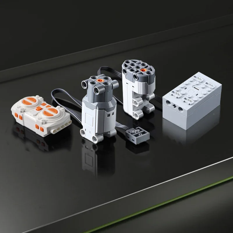 

4 Pcs/Set 2.4 G Remote control Rc Power pack Components are suitable Powered up motor For Technical Building Block Car
