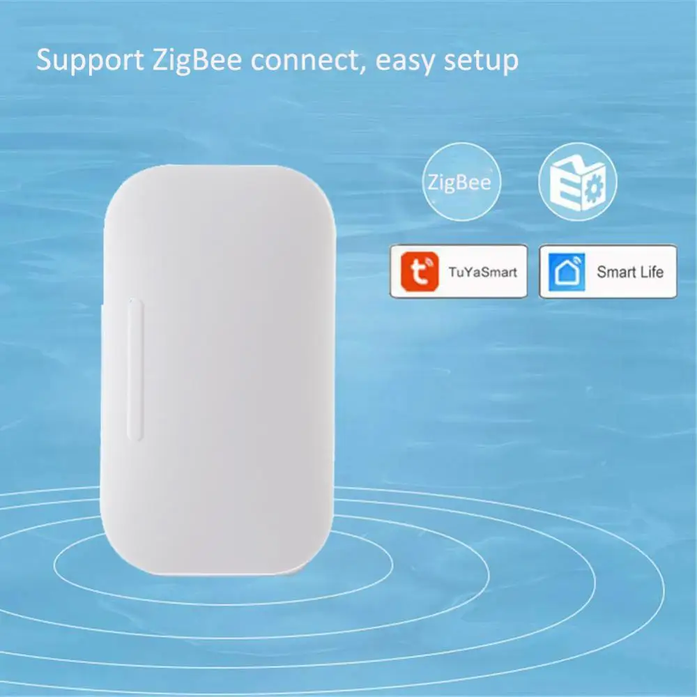 

Tuya Zigbee Smart Door Window Sensor Door Magnetic Sensor Wireless Home Security Door Alarm Support Alexa Home