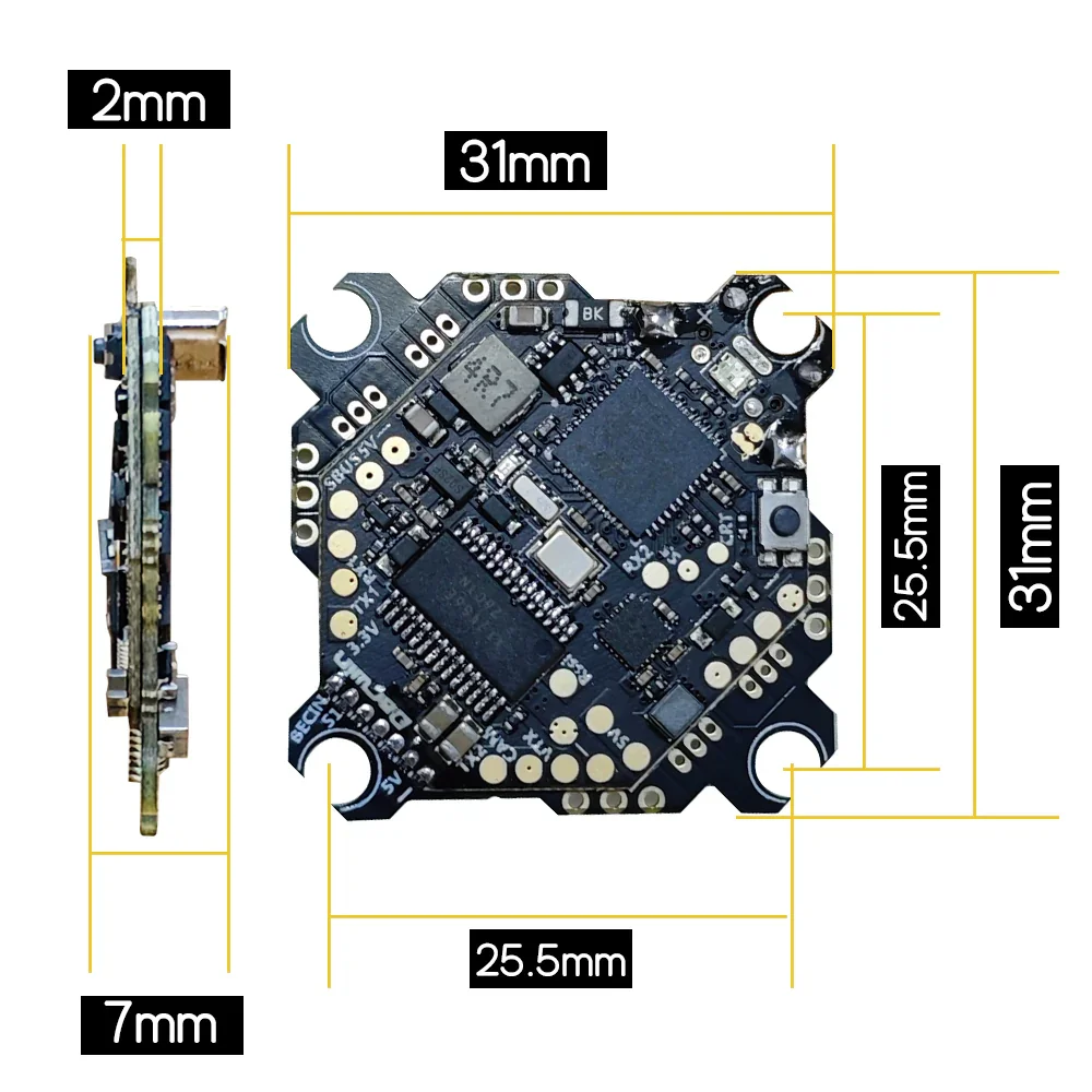 รูปสินค้า โดรน RC คอนโทรลเลอร์ F411 15A AIO สำหรับแข่งขัน