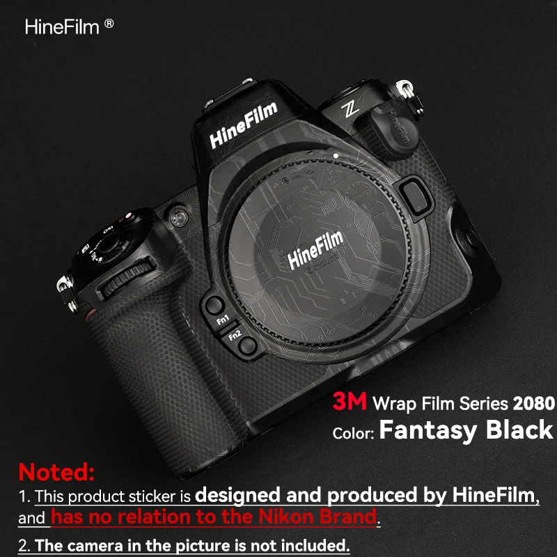 Hinefilm スキン ニコン Z8 カメラステッカー プレミアムデカール