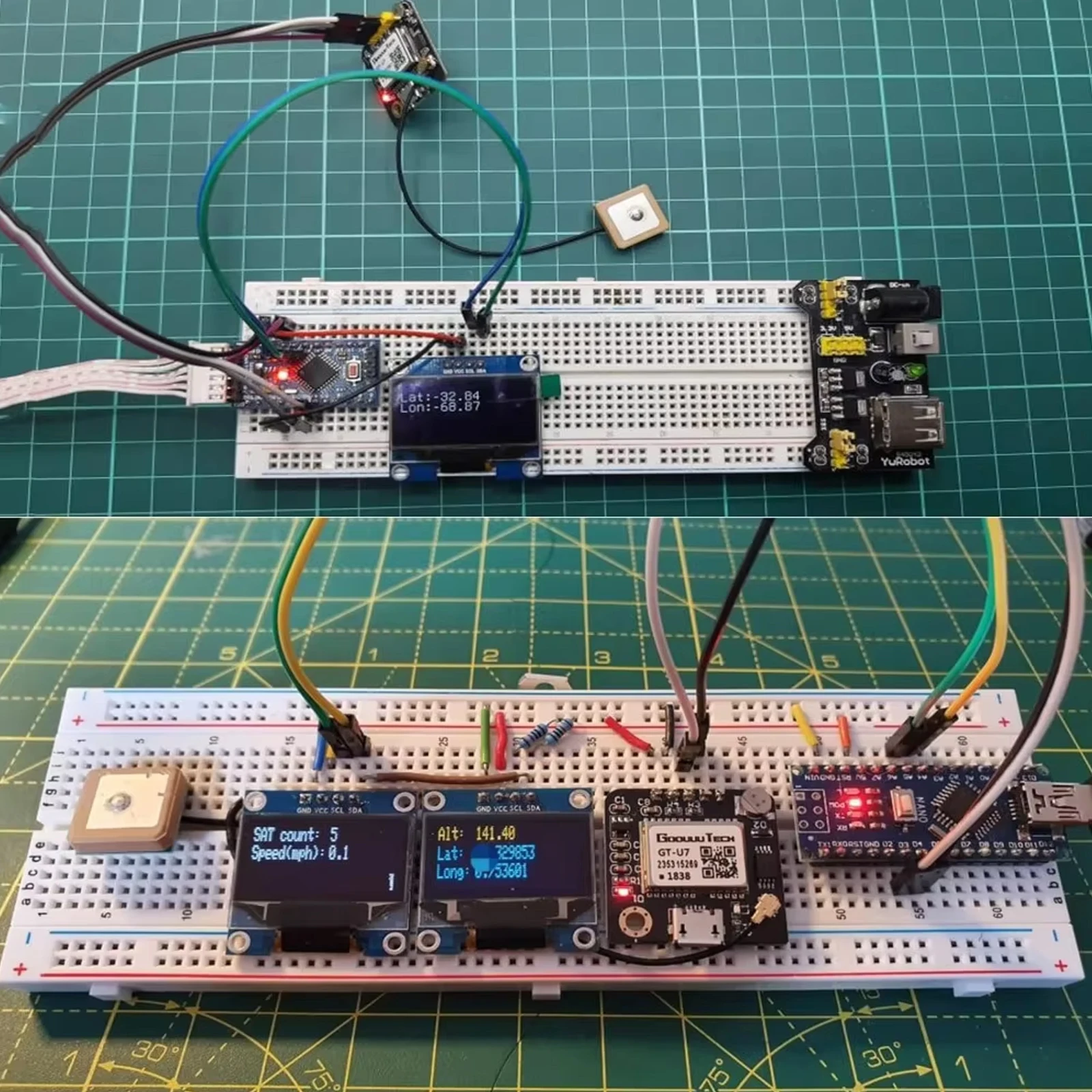 GT-U7 GPS 모듈 GPS 수신기 네비게이션 위성 위치 확인 아두이노 51 STM32용 NEO-6M과 호환 가능