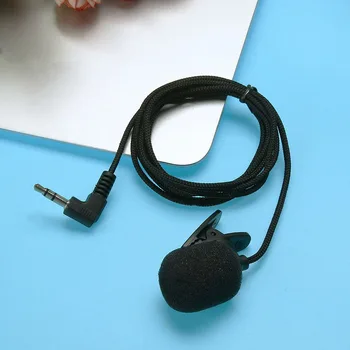 Mini Microfono a Clip Portatile con Connettore da 3,5mm, Microfono a Condensatore Cablato a Direzione Singola per Registrazione Audio e Video