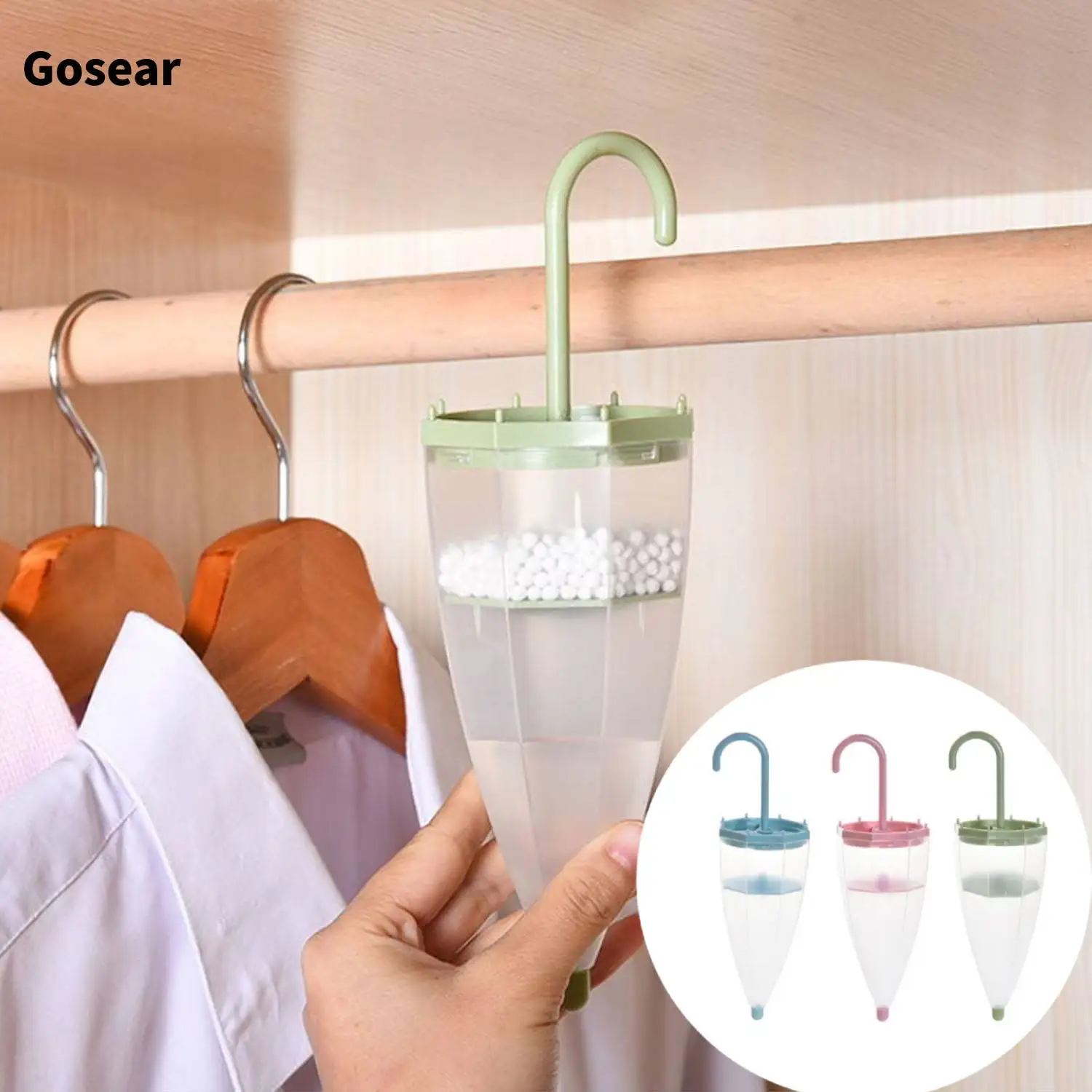 

Moisture Absorber Wardrobe umbrella moisture Dehumidifier Box For Home Mini Hangable Clothes Dryer with Desiccant Reusable