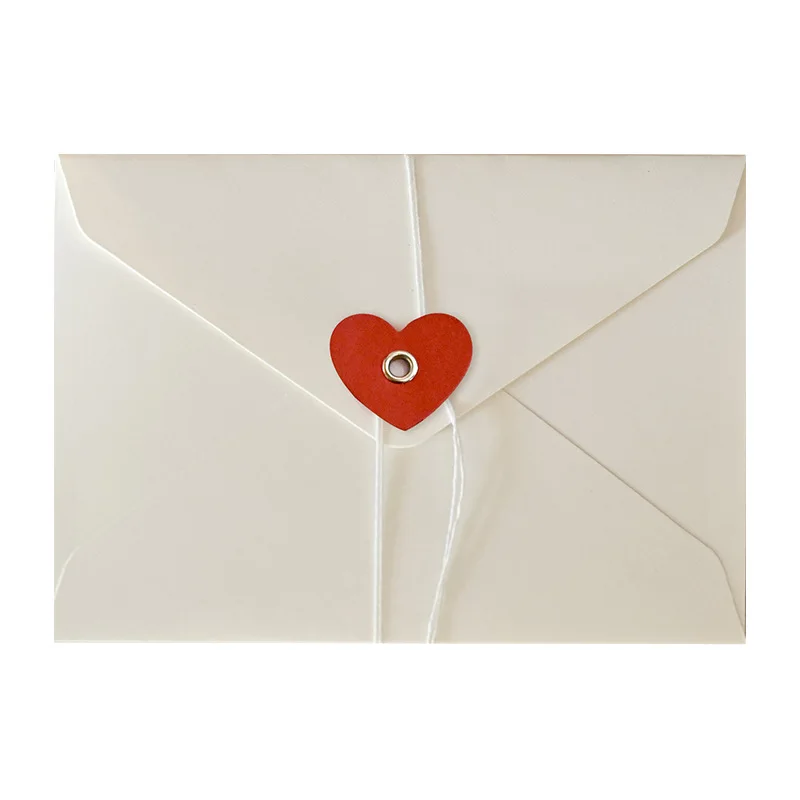 50pcs Kraft Envelope 200g Paper 16.1x11.4cm Wedding Invitations Business Supplie Postcard Giftbox Packaging Storage Stationery