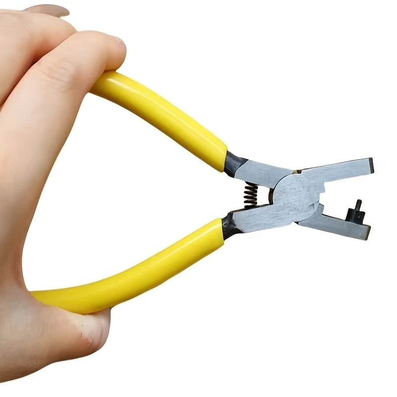Utensile Manuale Mini Punzonatore con Stampo per Foratura——5 Pollici, Compatto, per Lavorazione Pelle e Fai-da-te, Utilizzato per Forare Cinturini di Orologi - immagine 5