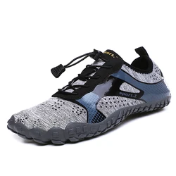 Unisex Quick - Dry Breathable Aqua Sports Shoes - 45 (HS1901 Light gray)