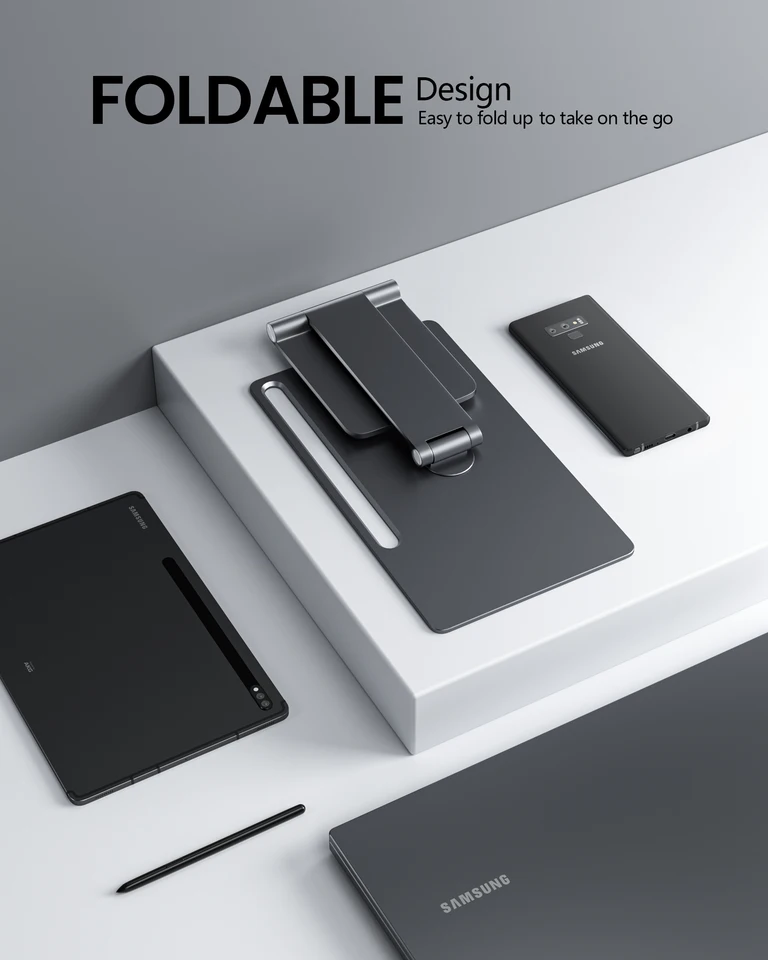 Lululook-磁気タブレットスタンド,調整可能なデスクスタンド,Samsung