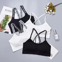 Seamless Sexy Yoga Sport Top Women Breathable Bra Gym High Impact Push Up Crop Workout Underwear Backless Fitness Bra Activewear
