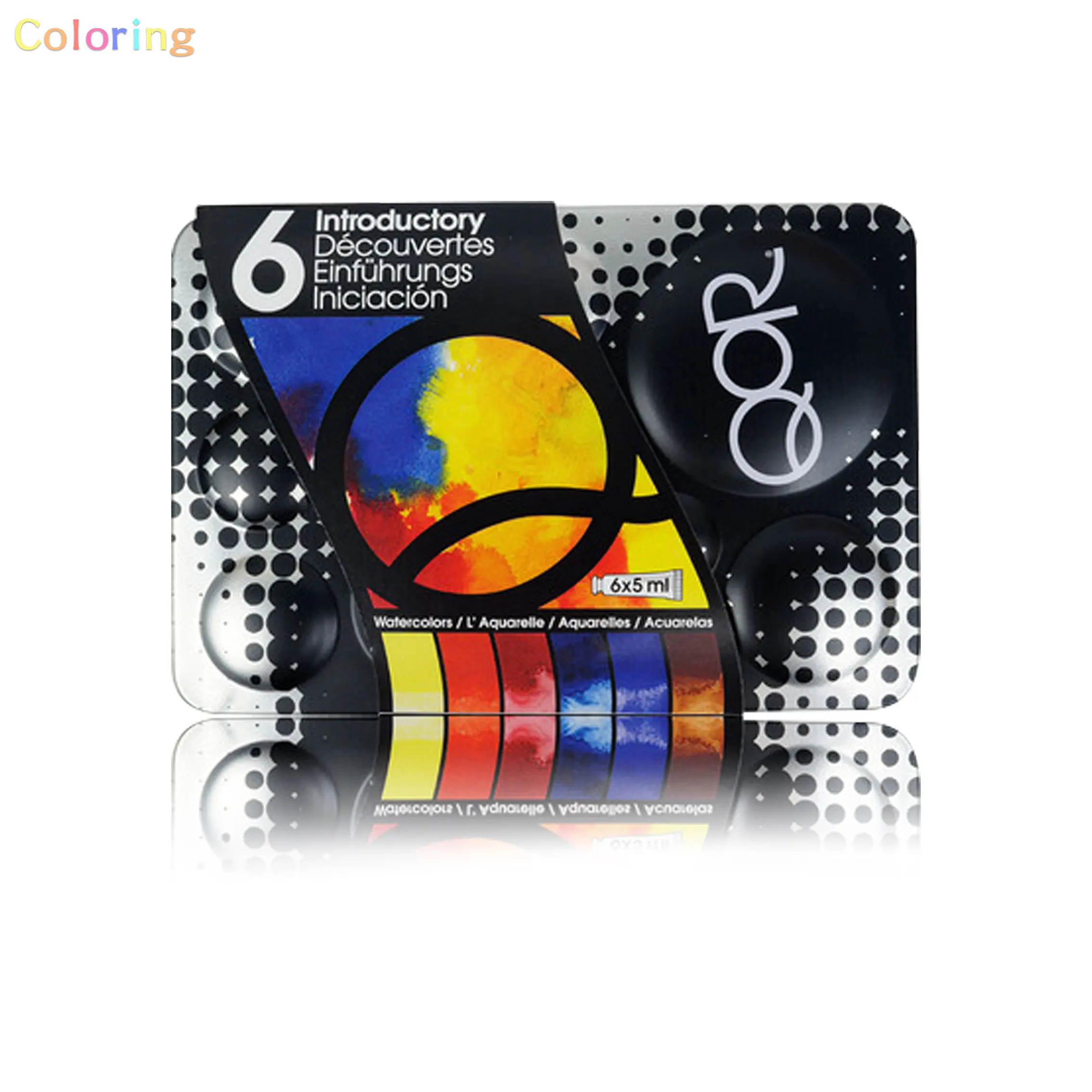 QoR Watercolor, Golden Artist Paints, 24 Color Set of 5ml Tubes