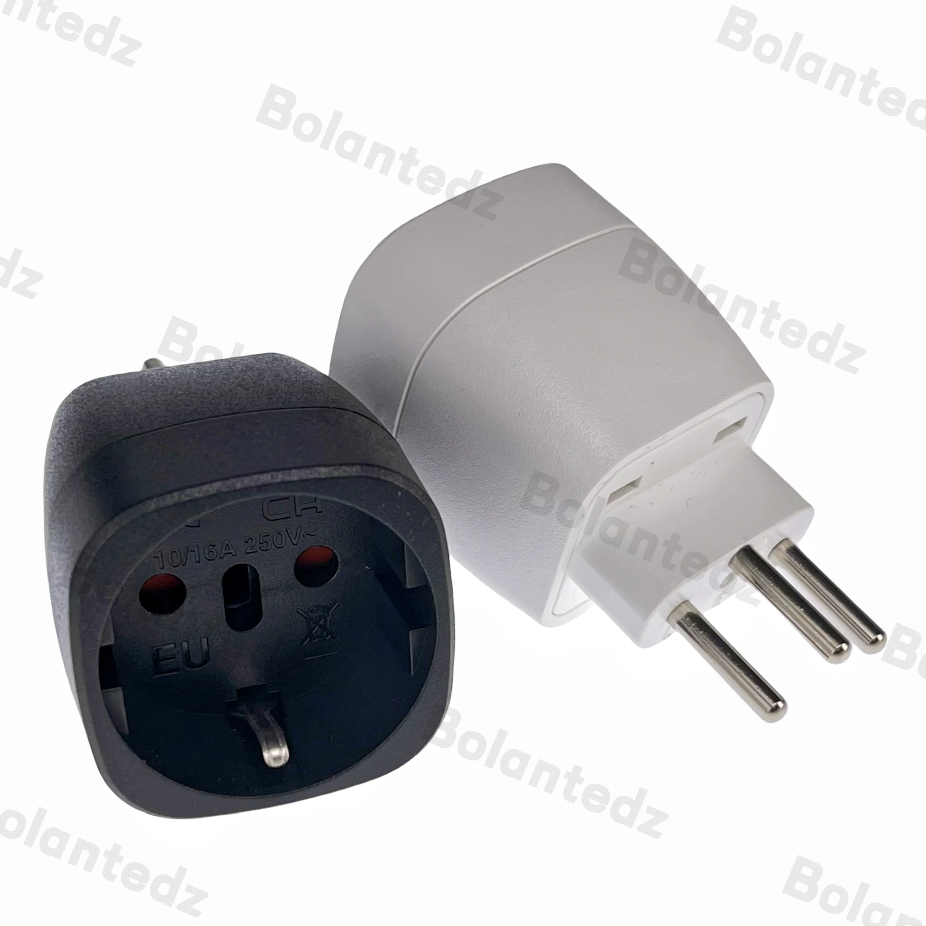 3 pin plug Travel Adapter Europ German TO Swiss plugs 10A 250V Power Plug EU to Swiss Electrical Plug with Fuse