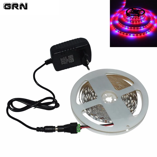 DC12V roślin Gorw światła 5M 60 leds m wodoodporny IP65 peł…
