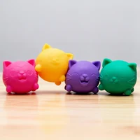Needoh Cute Cat Maltose Squishy Toys Slow Rise Stress Relief Ball Sensory Fidget Toys for Adult Kids Anti-Anxiety Sensory Toys 5