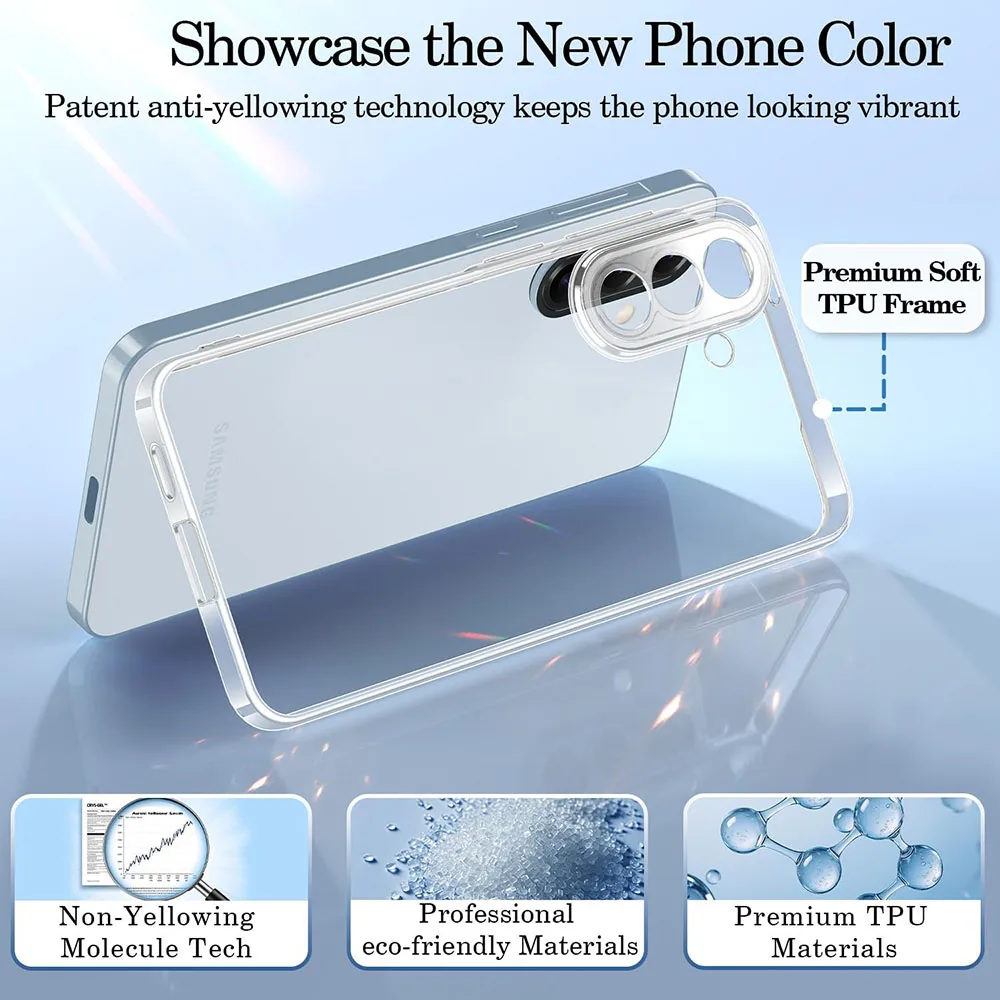 Ultra Thin Transparent Soft Clear Silicone TPU Phone Case Cover
