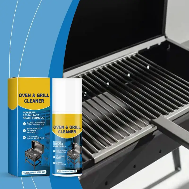 Oven Cleaner Heavy Duty Professional Oven Degreaser Grill Cleaner Cleaning Supplies Stain Remover Solution Eliminates Thick