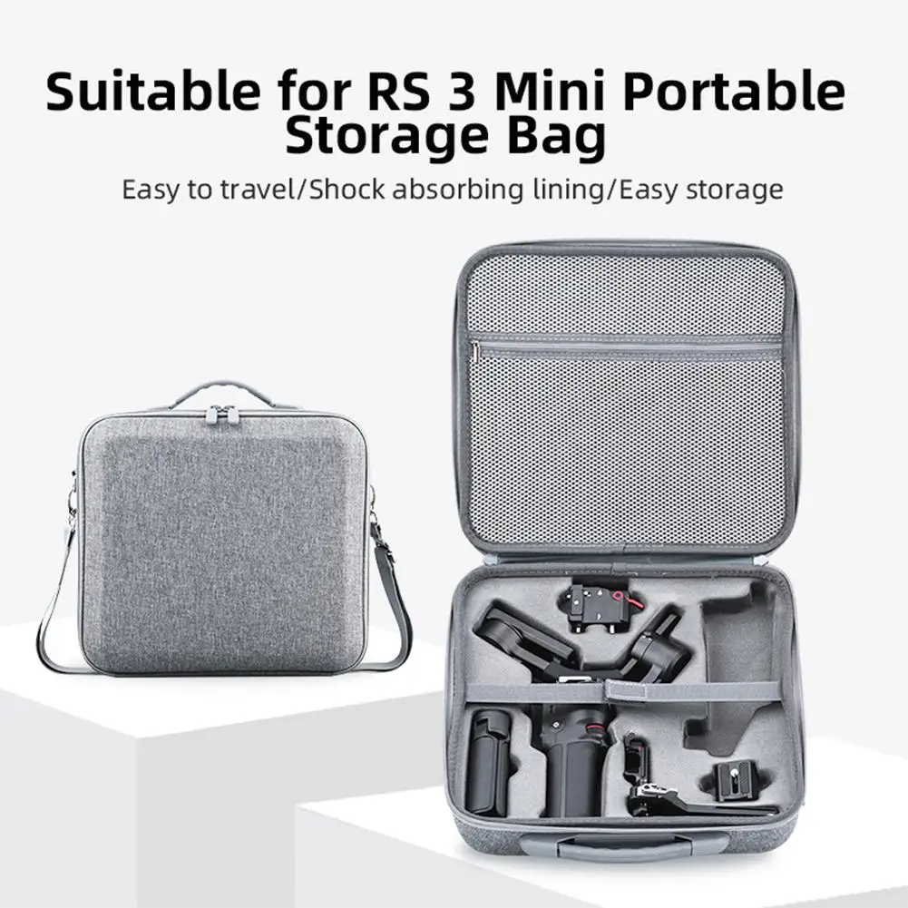 Storage Bag For Dji Rs Mini 3 Stabilizer Carrying Case Travel Portable Shoulder Bag Protective Cases Handheld Gimbal Accessories