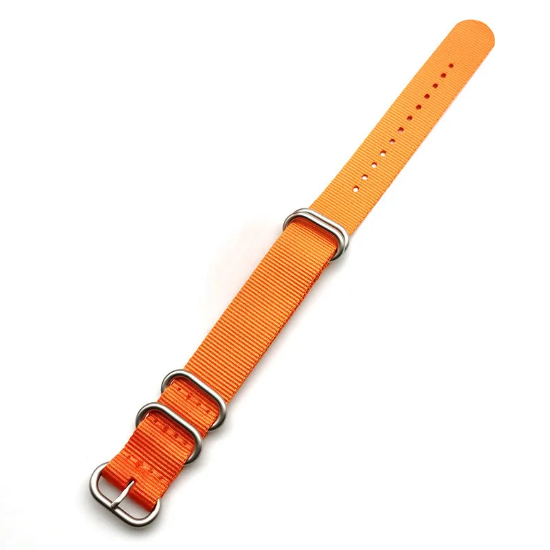Premium Nylon Woven Canvas Watchband with Fine Steel Buckle – Universal Fit Watch Strap