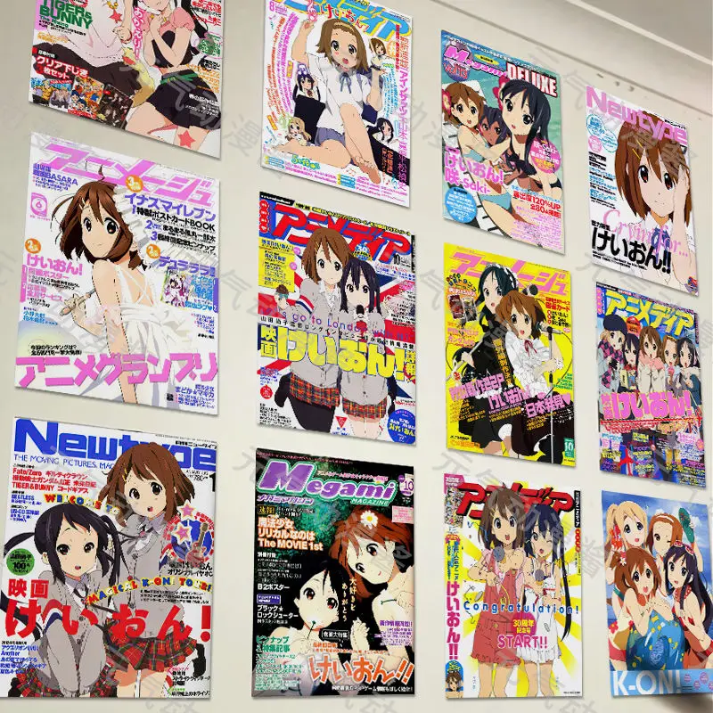 20pcs/set Anime K-on! , K-on! Poster Anime Stickers Peripheral