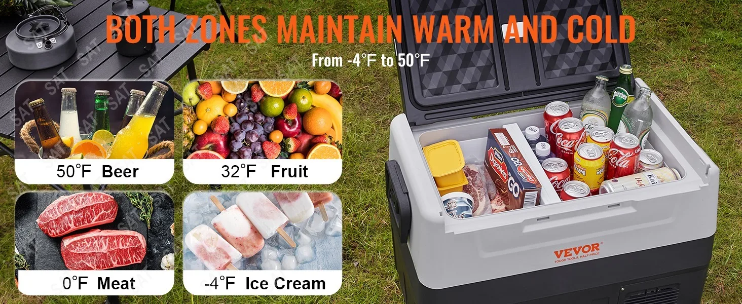 dual zone fridge freezer