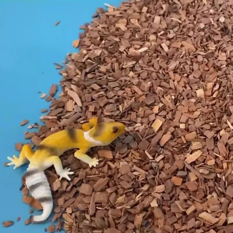Sustrato de reptiles, virutas de madera de árbol de manzana, cáscara Natural, ropa de cama, materiales desodorizantes hidratantes para tortugas, mascotas que gatean 4