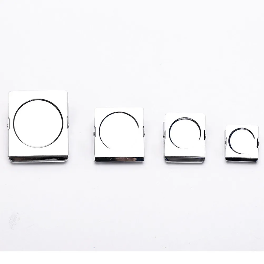 12pcs 30Mm 금속 마그네틱 클립 종이 주최자 용 스테인레스 스틸 사각형 파일 클램프 홈 학교 사무실 마그네틱 종이 파일