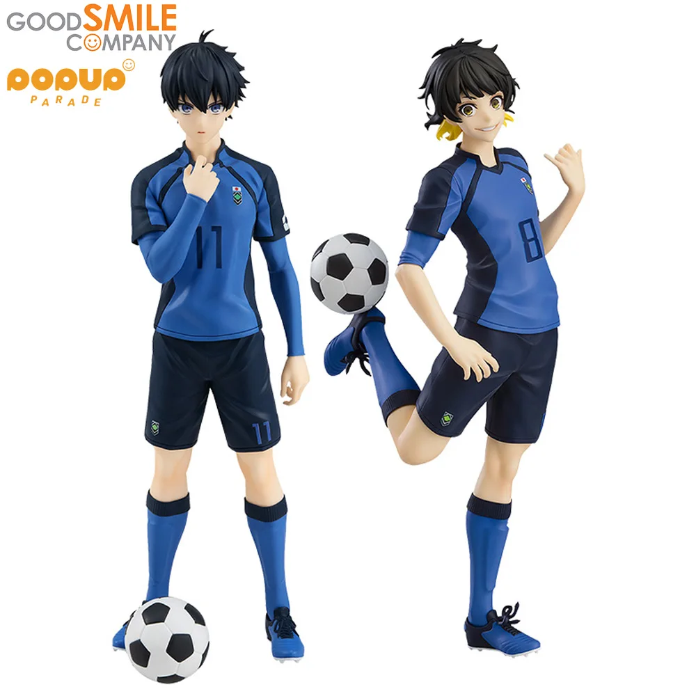 

In Stock Original Good Smile GSC POP UP PARADE Blue Lock Isagi Yoichi Bachira Meguru Figure Anime Model Genuine Dolls Toy Gift