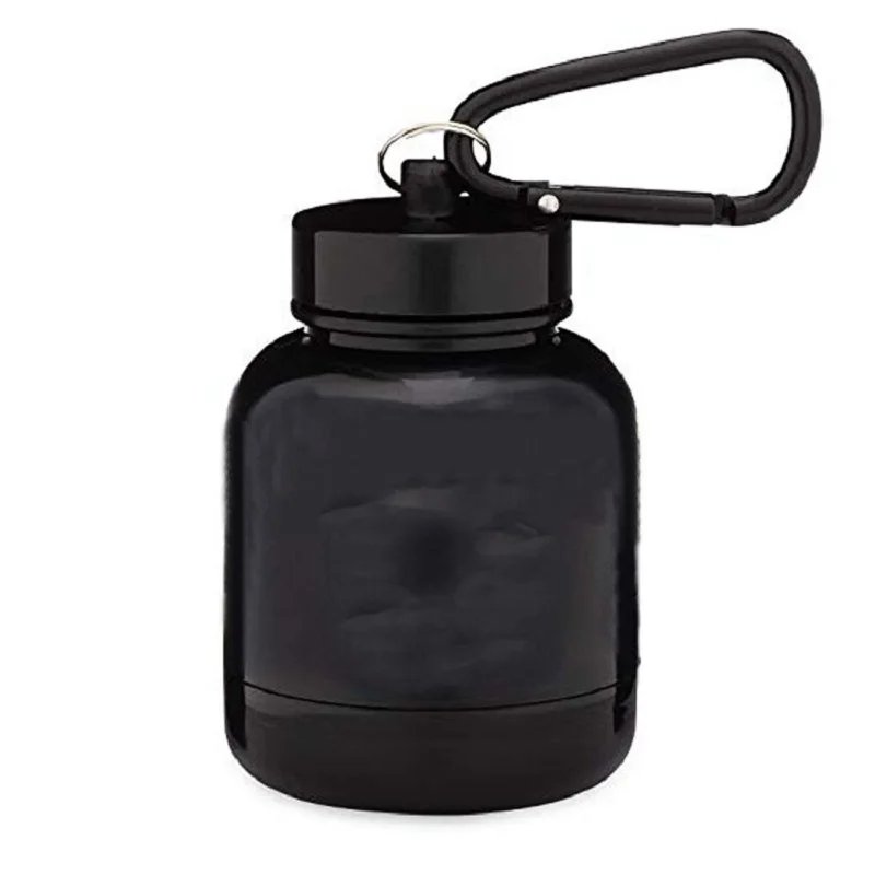 Compact 100ML Portable Milk Powder Storage Bottle with Keychain