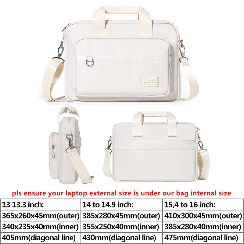 Bolsa de Ombro Portátil para Homens e Mulheres Macbook Air Pro 13.3 15 m3 Pro 14.2 16 m2 Acer Asus Toshiba Microsoft Surface Surface 13 14 156 - Imagem 5