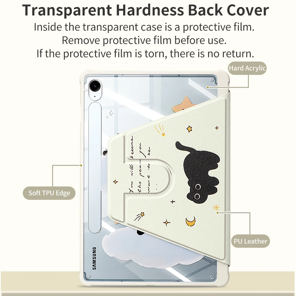 Premium Tablet Case with Smart Sleep/Wake Feature and Enhanced Protection